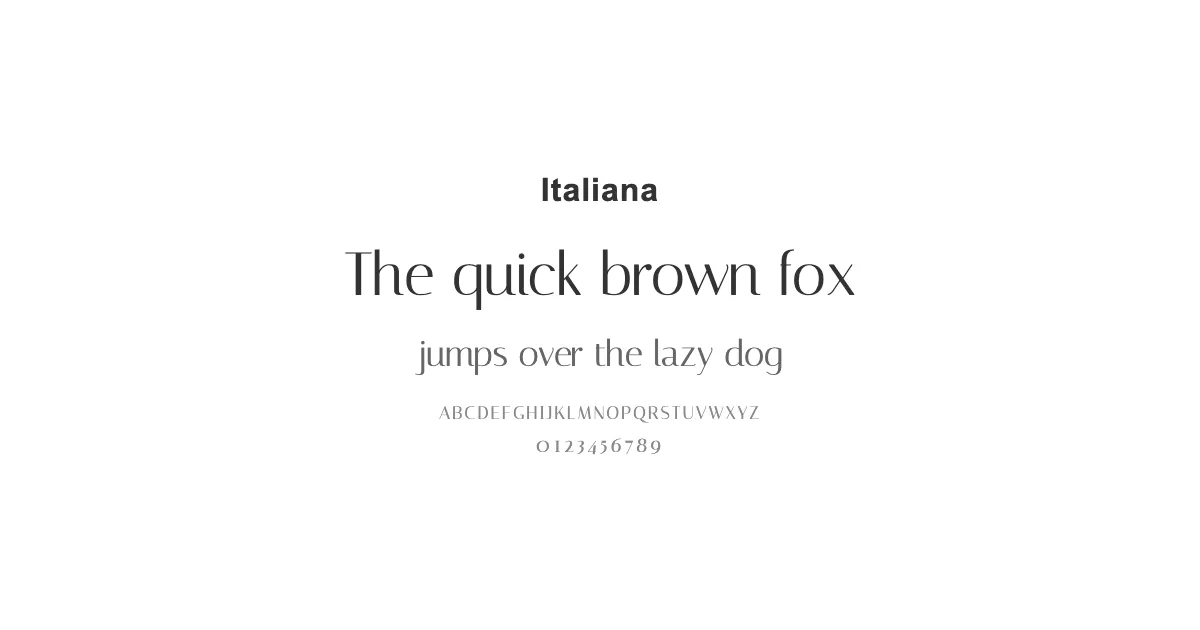 Italianaのサムネイル画像