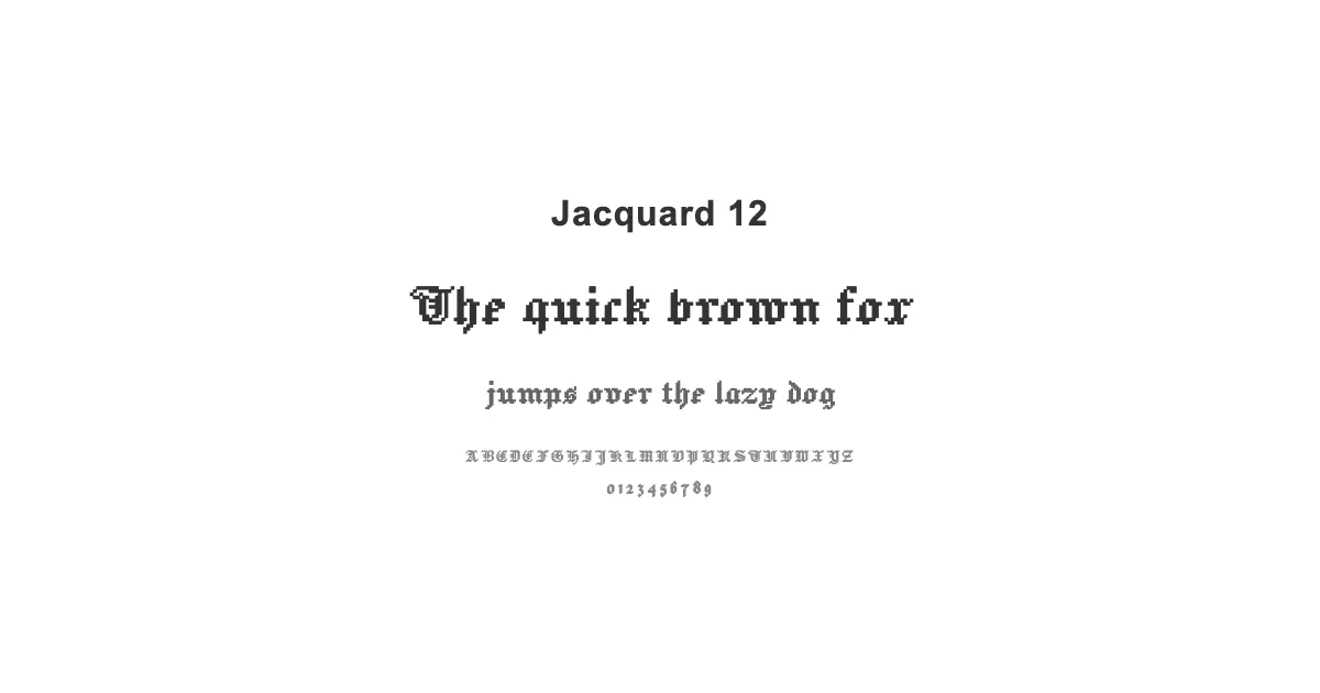 Jacquard 12のサムネイル画像