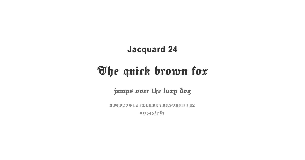 Jacquard 24のサムネイル画像
