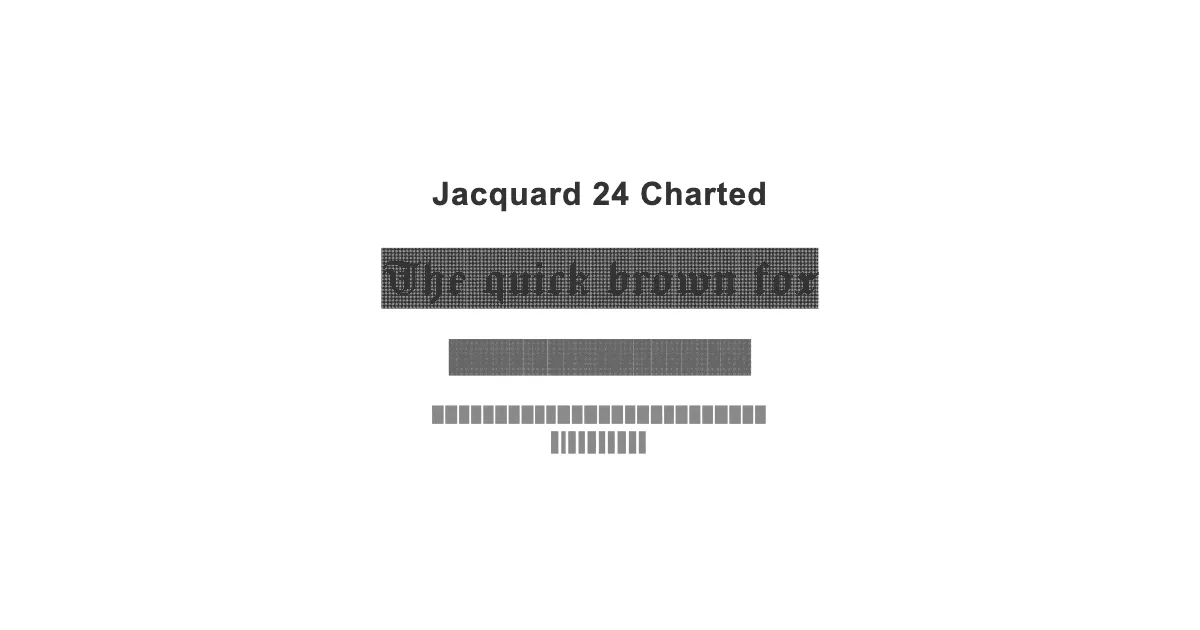 Jacquard 24 Chartedのサムネイル画像