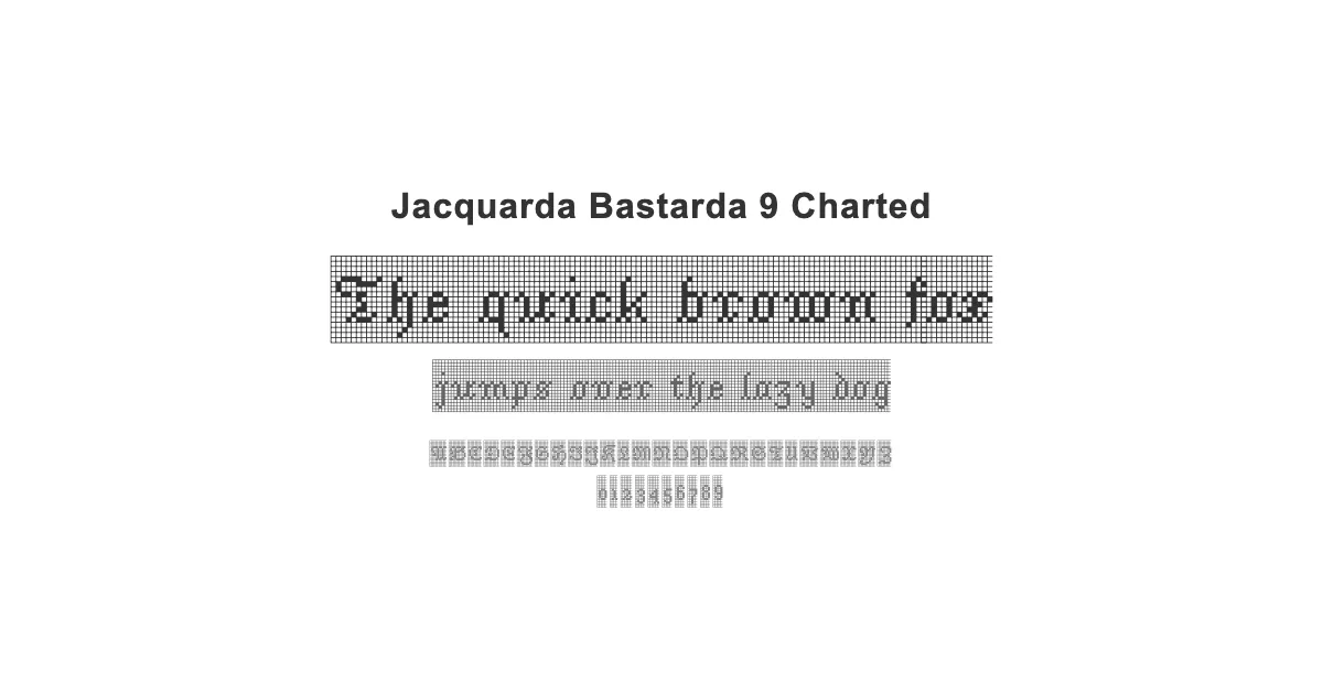 Jacquarda Bastarda 9 Chartedのサムネイル画像