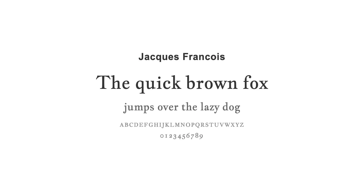 Jacques Francoisのサムネイル画像
