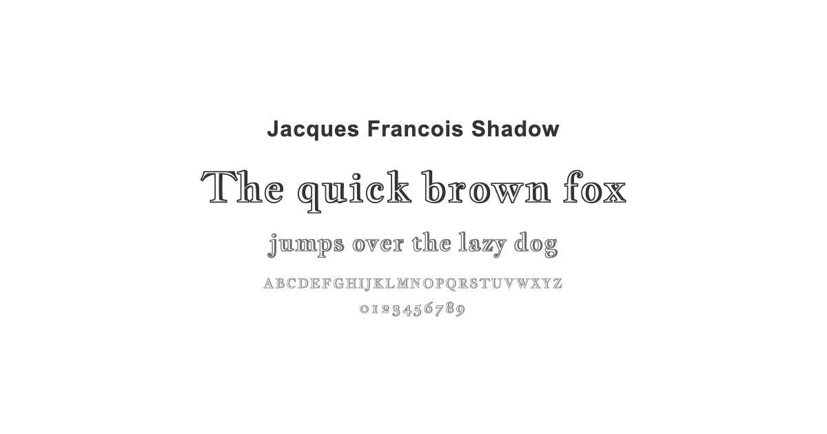 Jacques Francois Shadowのサムネイル画像