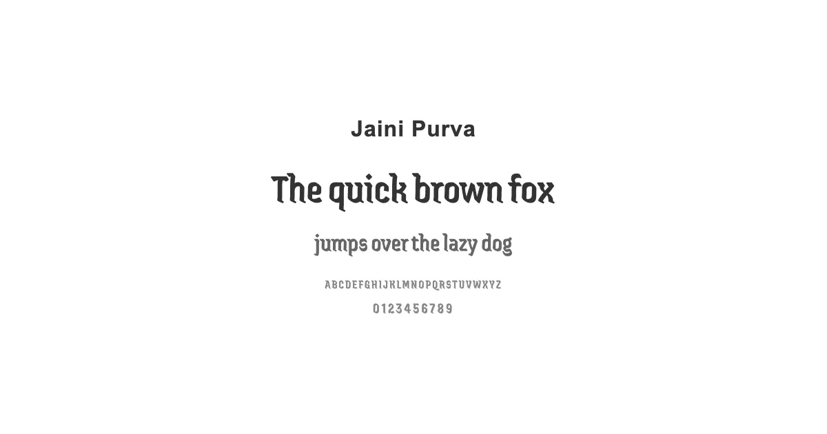 Jaini Purvaのサムネイル画像