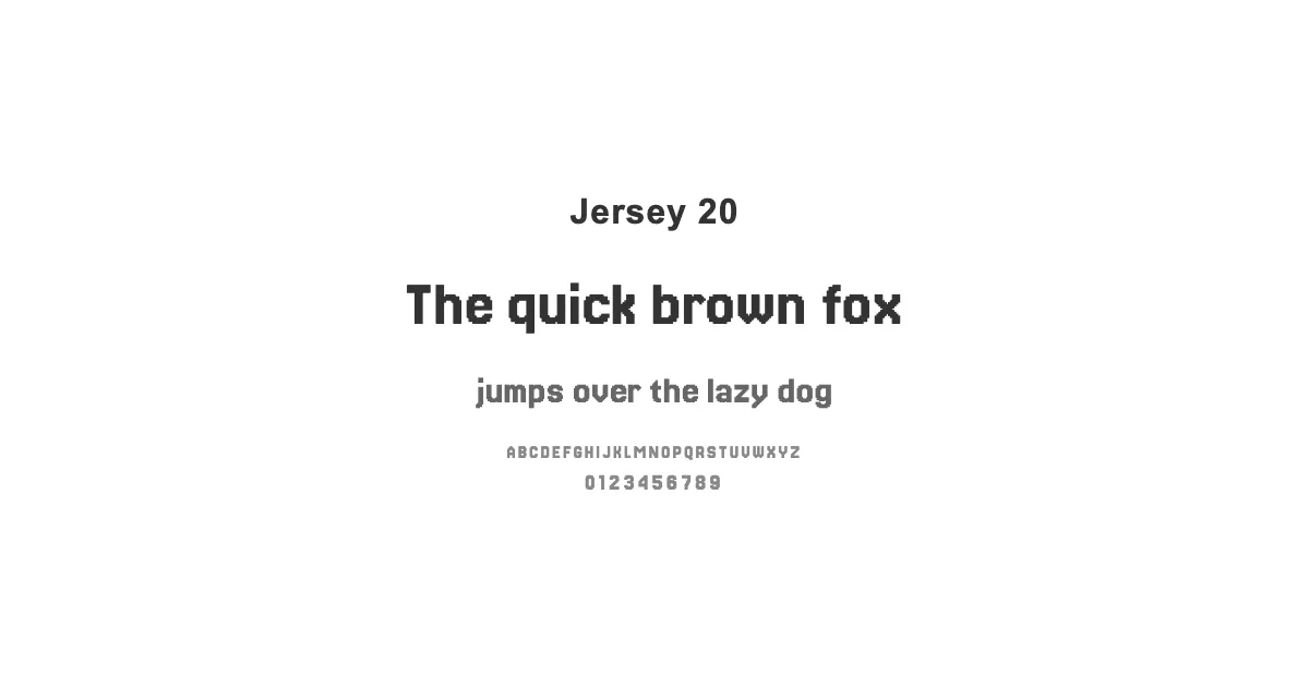 Jersey 20のサムネイル画像