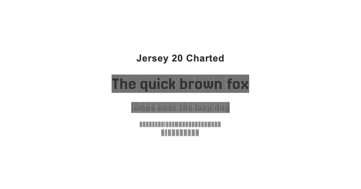 Jersey 20 Chartedのサムネイル画像