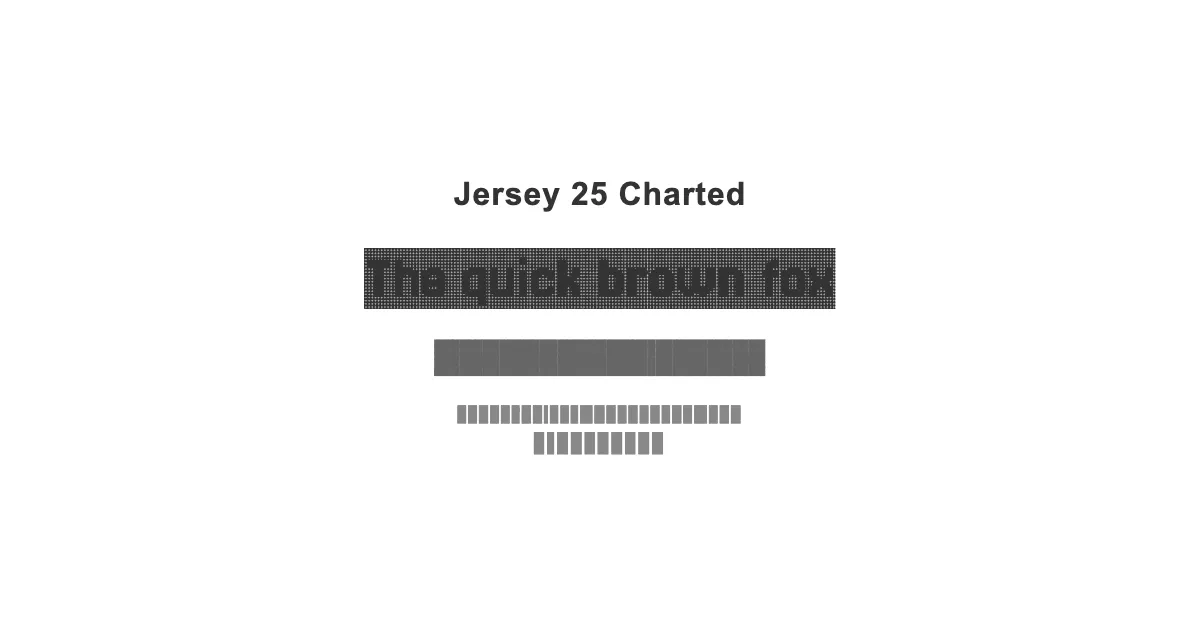 Jersey 25 Chartedのサムネイル画像