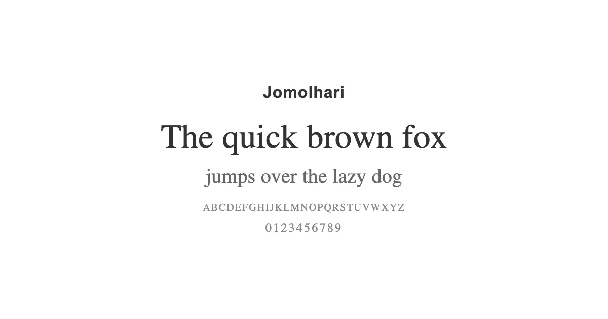 Jomolhariのサムネイル画像