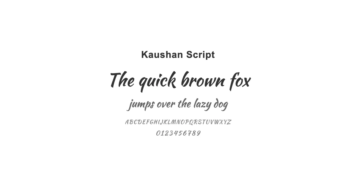 Kaushan Scriptのサムネイル画像