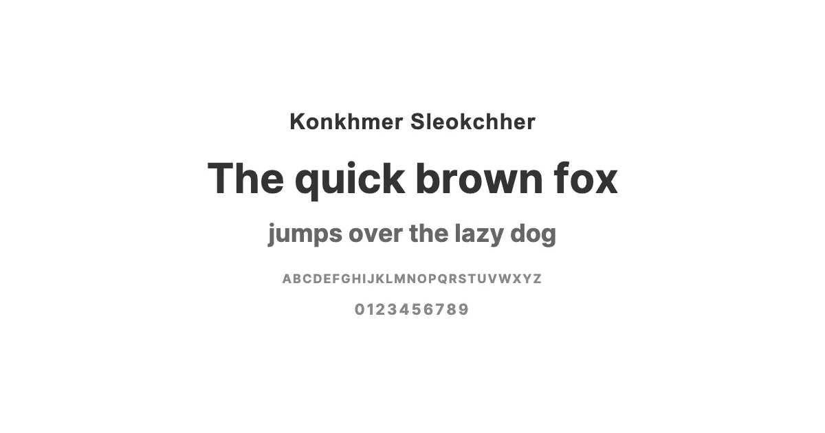 Konkhmer Sleokchherのサムネイル画像