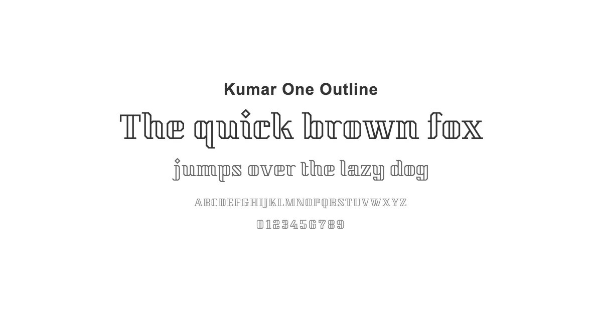 Kumar One Outlineのサムネイル画像