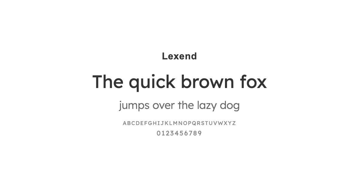 Lexendのサムネイル画像