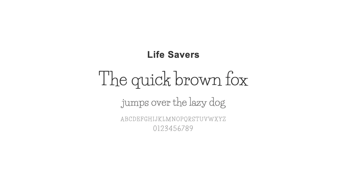 Life Saversのサムネイル画像
