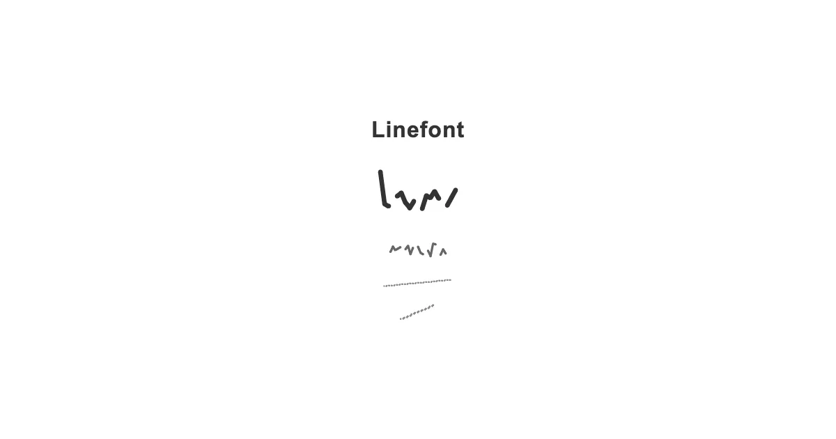 Linefontのサムネイル画像