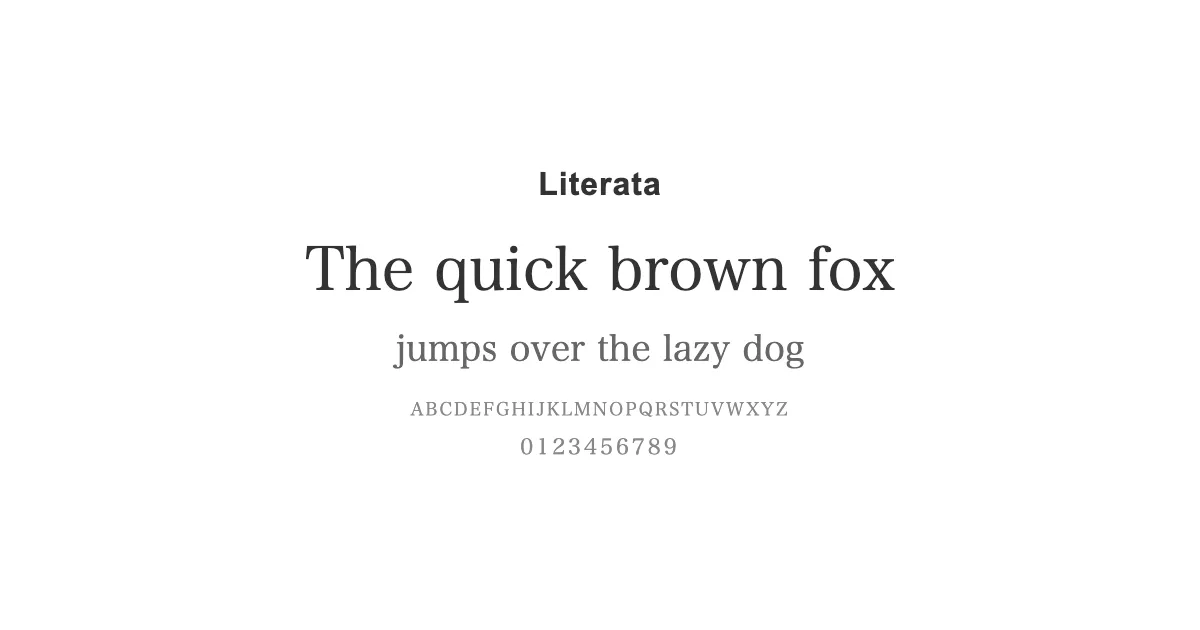 Literataのサムネイル画像
