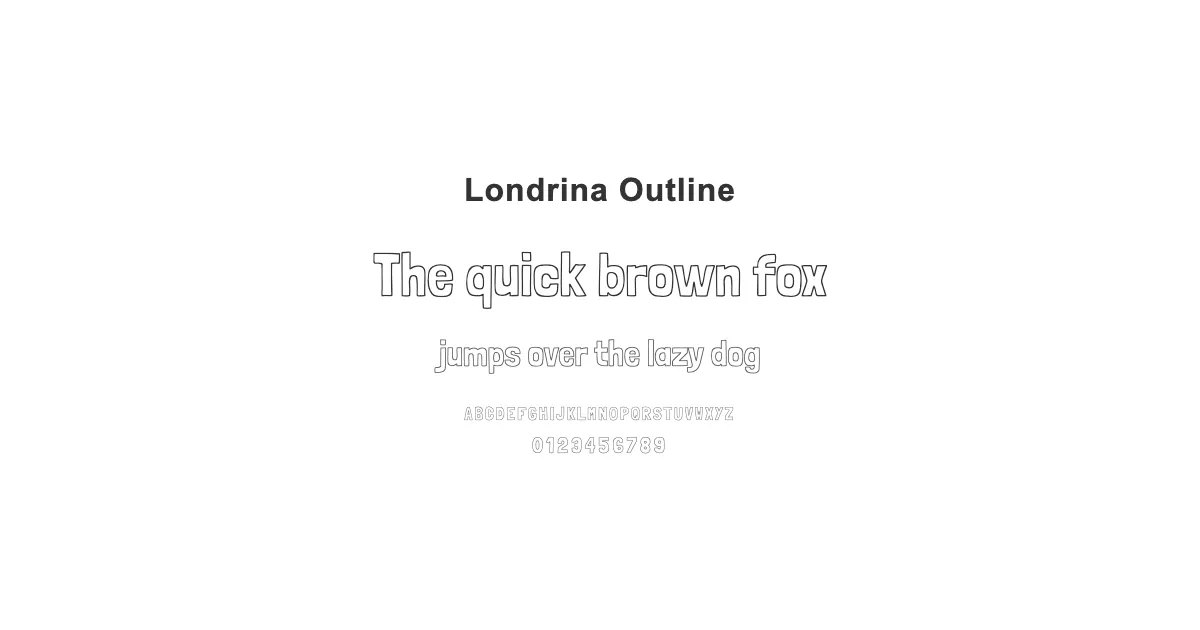 Londrina Outlineのサムネイル画像