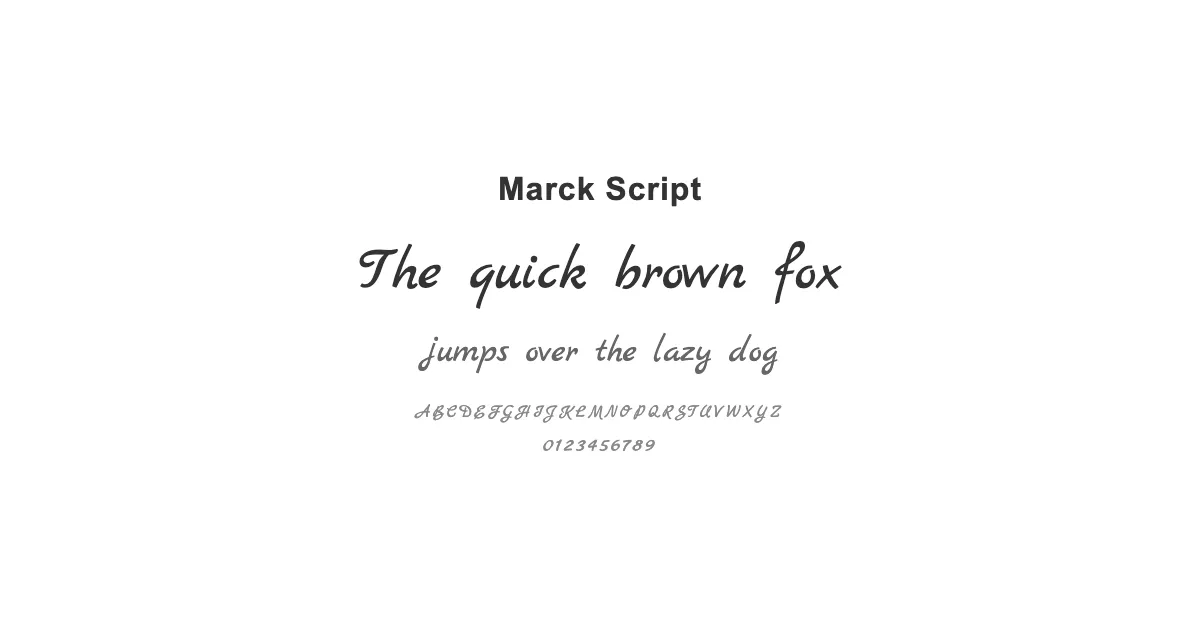 Marck Scriptのサムネイル画像