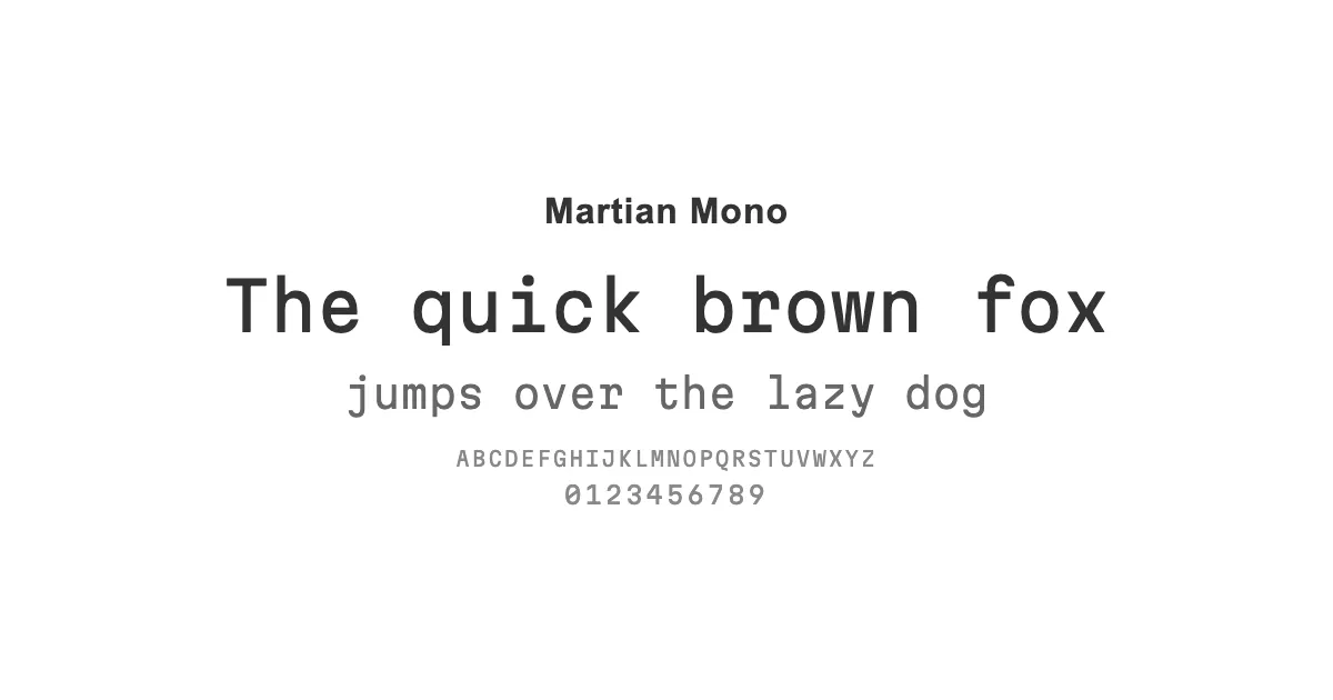 Martian Monoのサムネイル画像