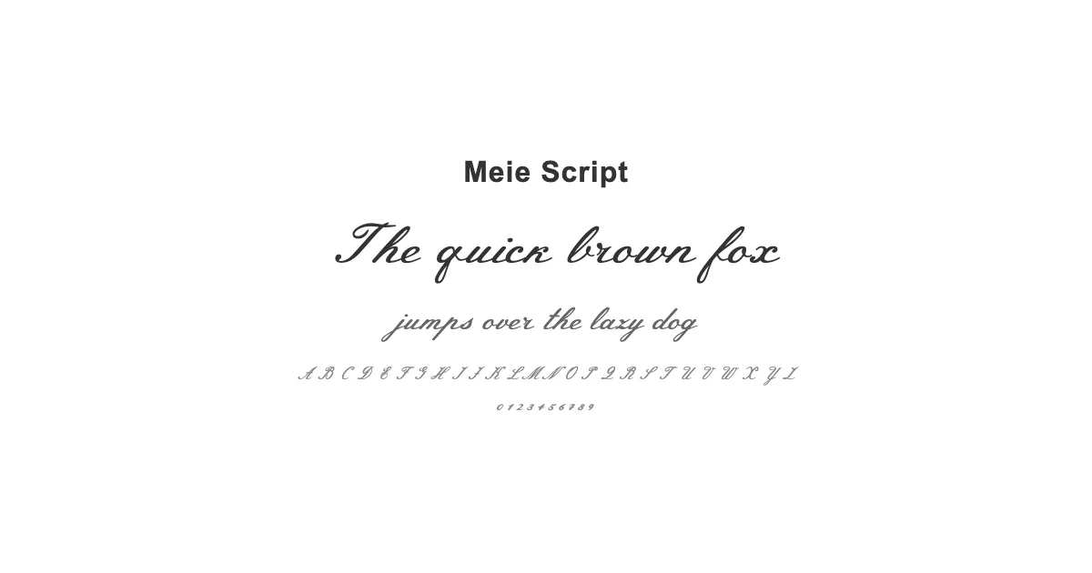 Meie Scriptのサムネイル画像