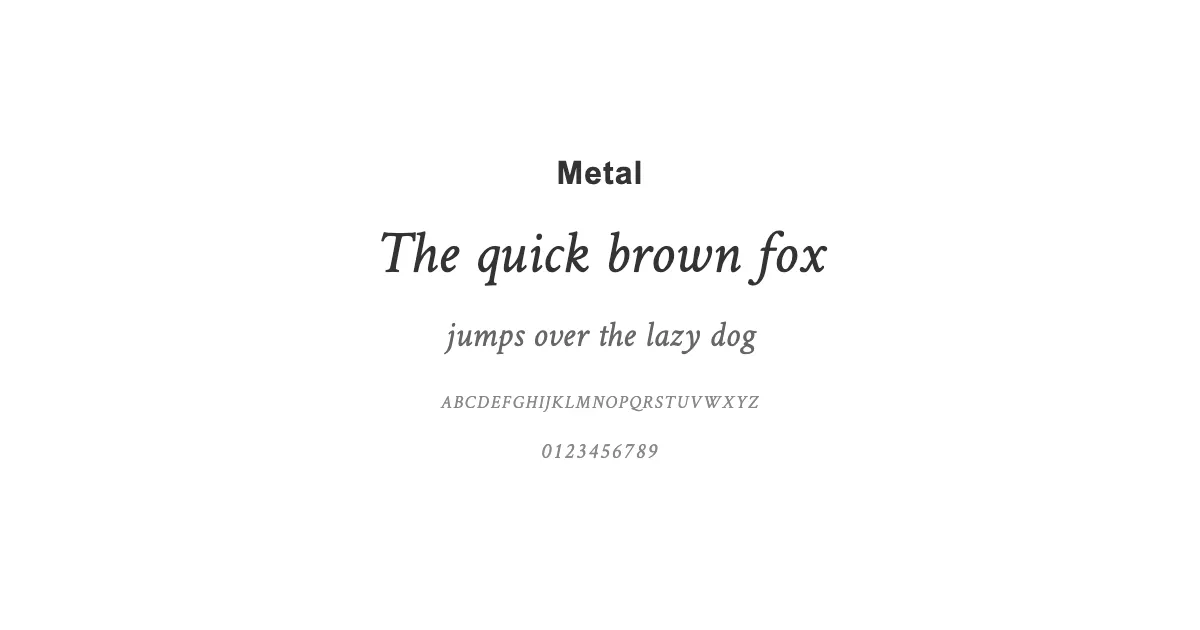 Metalのサムネイル画像