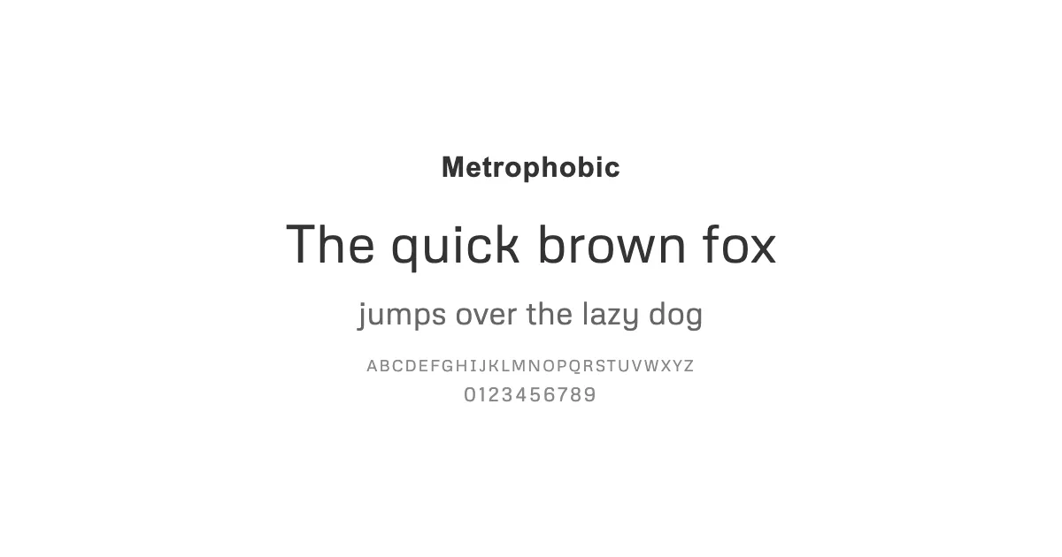 Metrophobicのサムネイル画像