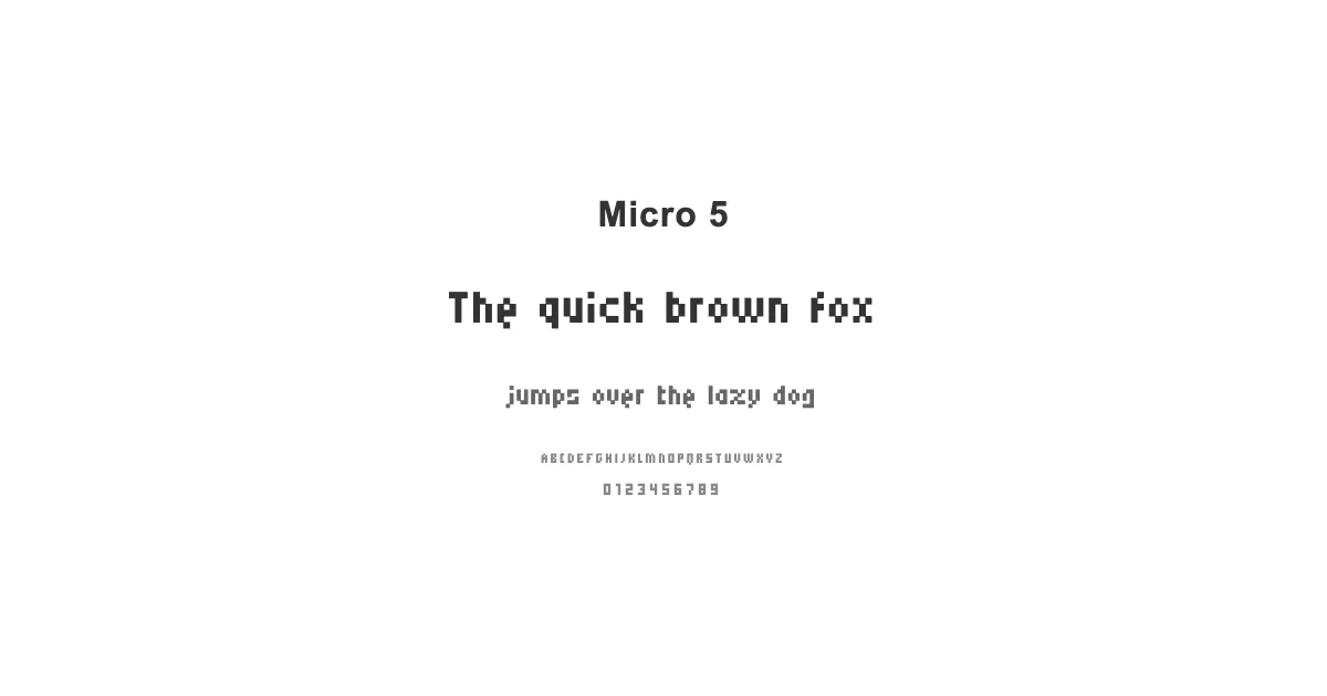 Micro 5のサムネイル画像