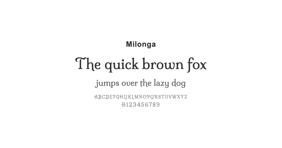 Milongaのサムネイル画像
