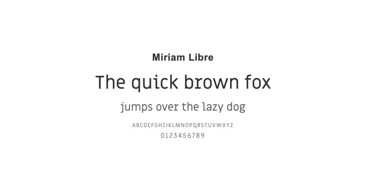 Miriam Libreのサムネイル画像