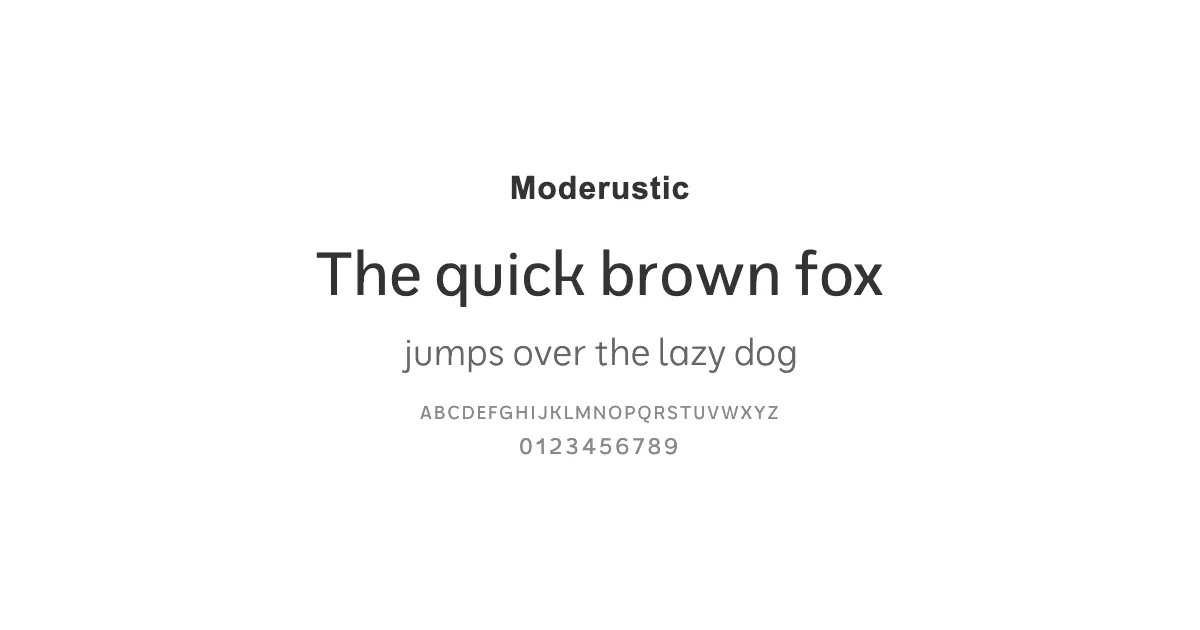 Moderusticのサムネイル画像
