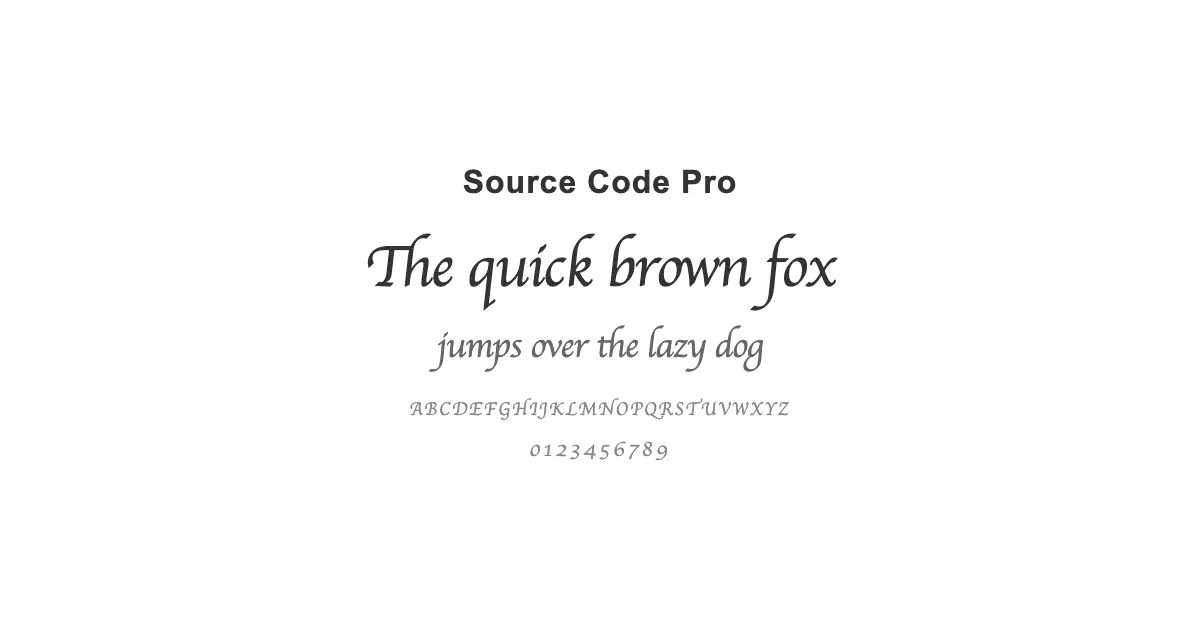 Source Code Pro