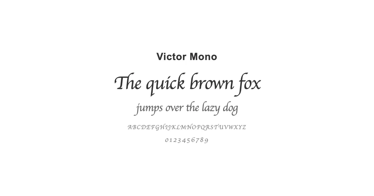Victor Mono