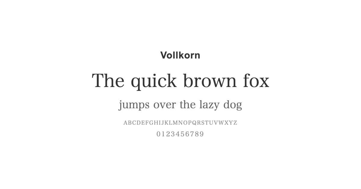 Vollkorn