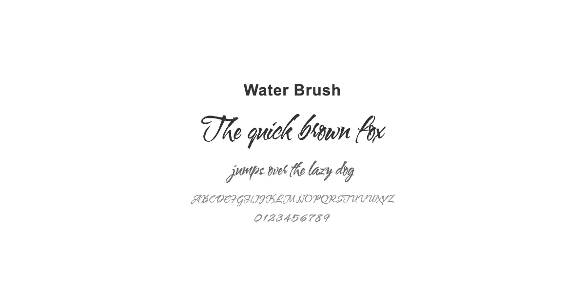 Water Brush