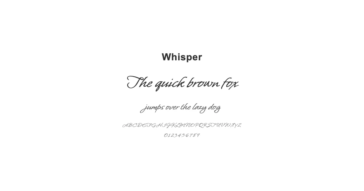Whisper