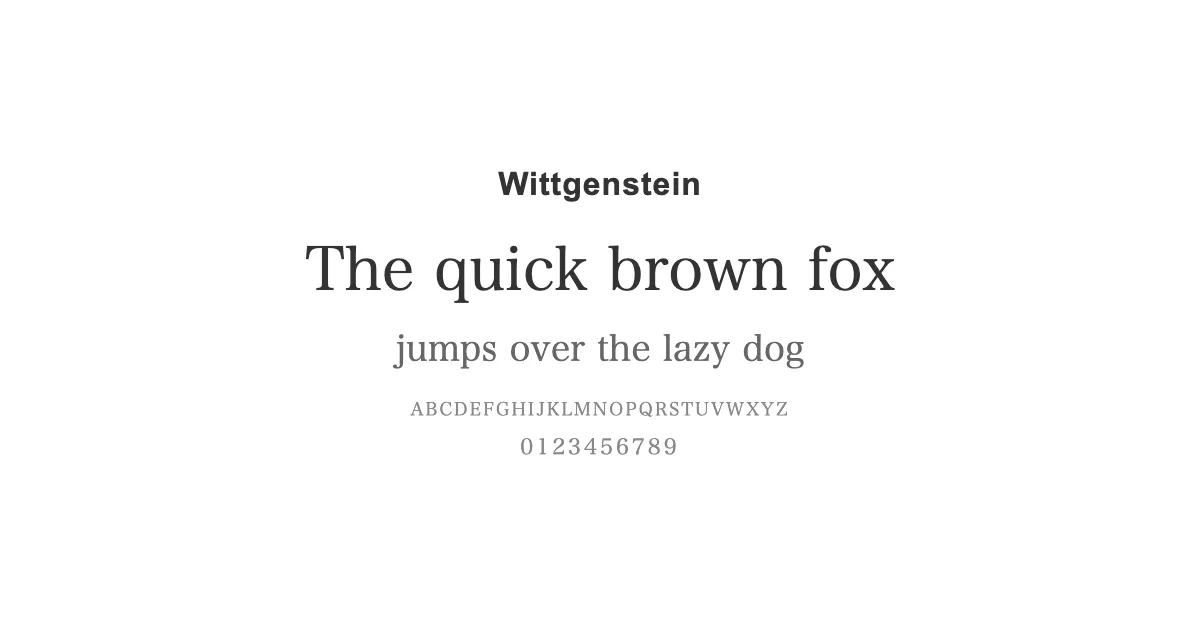 Wittgenstein