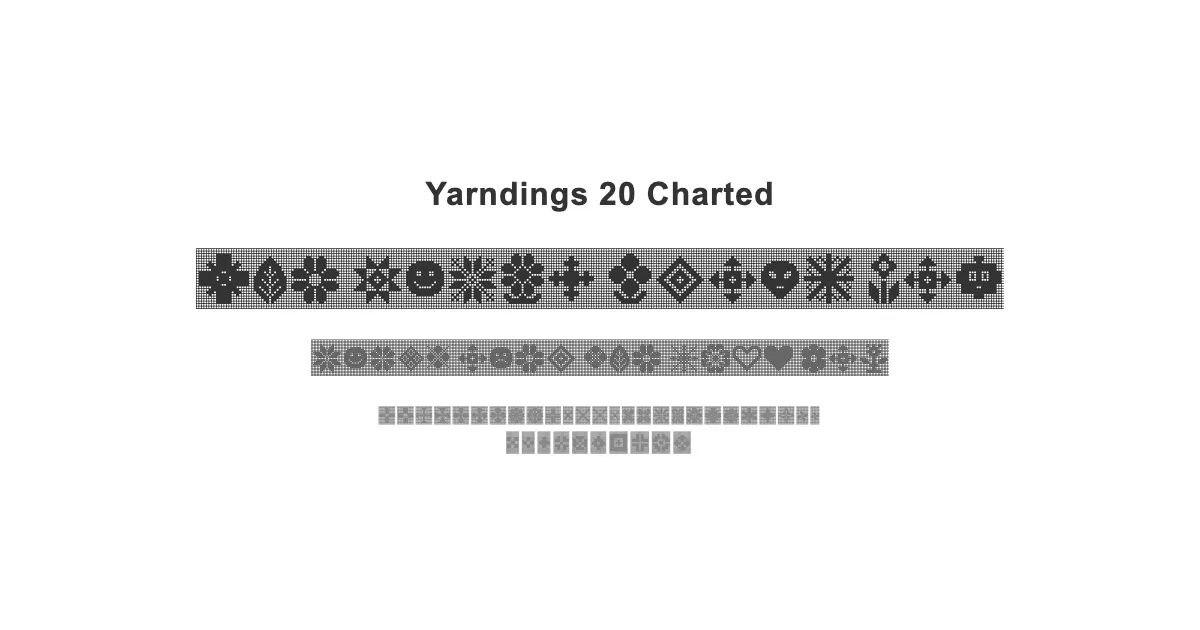 Yarndings 20 Charted