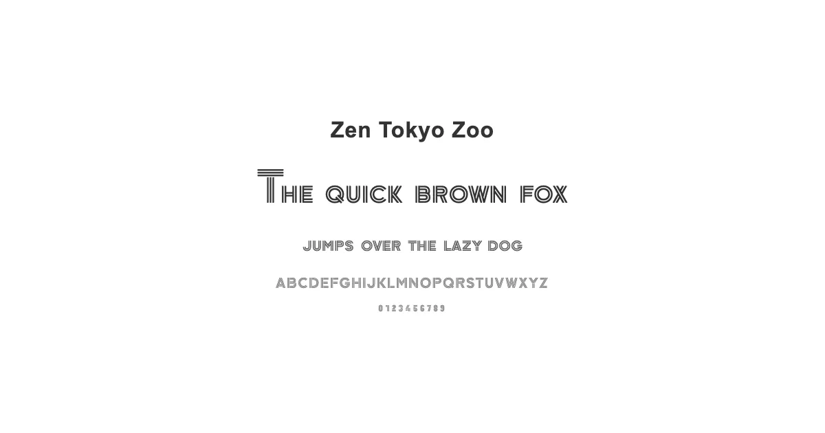 Zen Tokyo Zoo