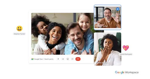 Google Meetのサムネイル画像