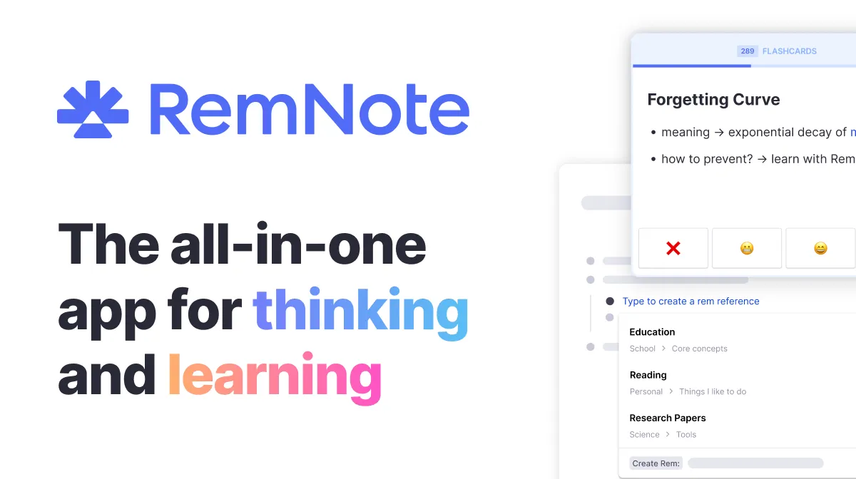 RemNoteのサムネイル画像