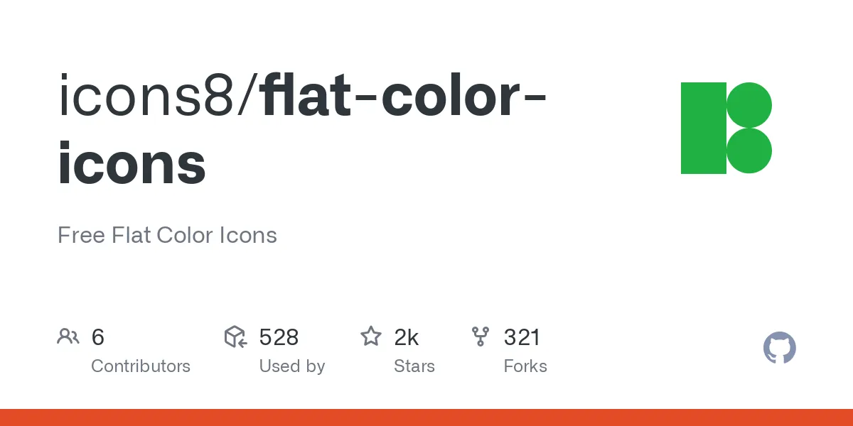 Flat Color Iconsのサムネイル画像