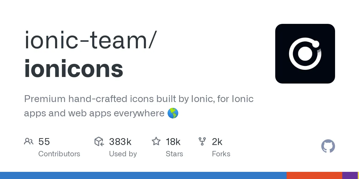 Ioniconsのサムネイル画像