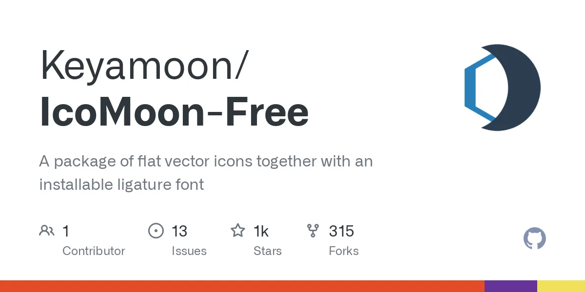 IcoMoon Freeのサムネイル画像